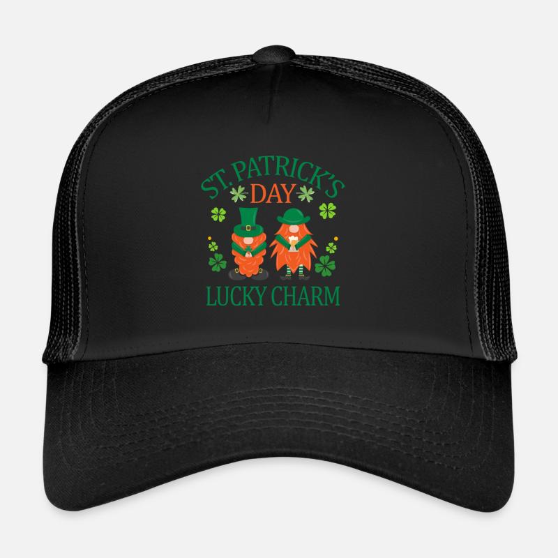 Trèfle porte-bonheur de la Saint-Patrick Casquette trucker 