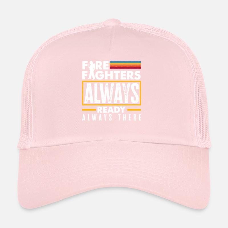 Firefighters Always Ready Always There Father's Trucker Cap