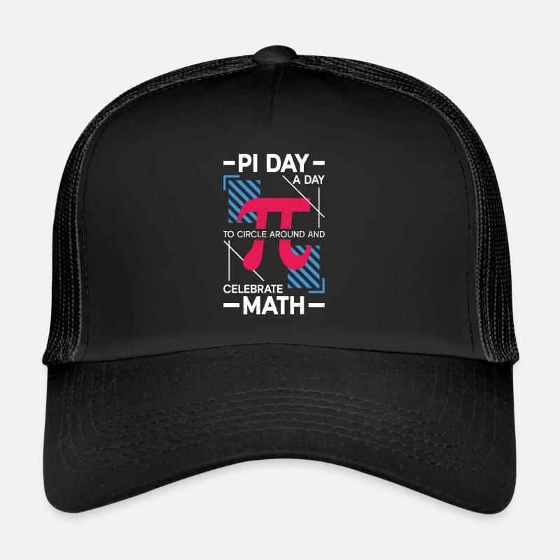 Funny Math Teacher for Pi Day Math Geek Trucker Cap