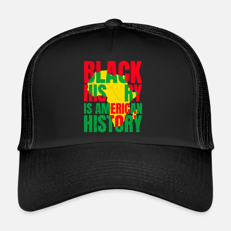 Black History American History Geschichte Afrika Trucker Cap