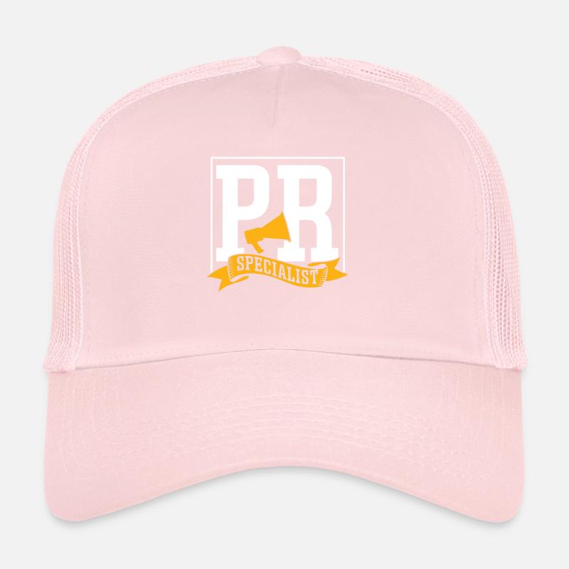 Spécialiste des relations publiques Profession de relations publiques Casquette trucker 