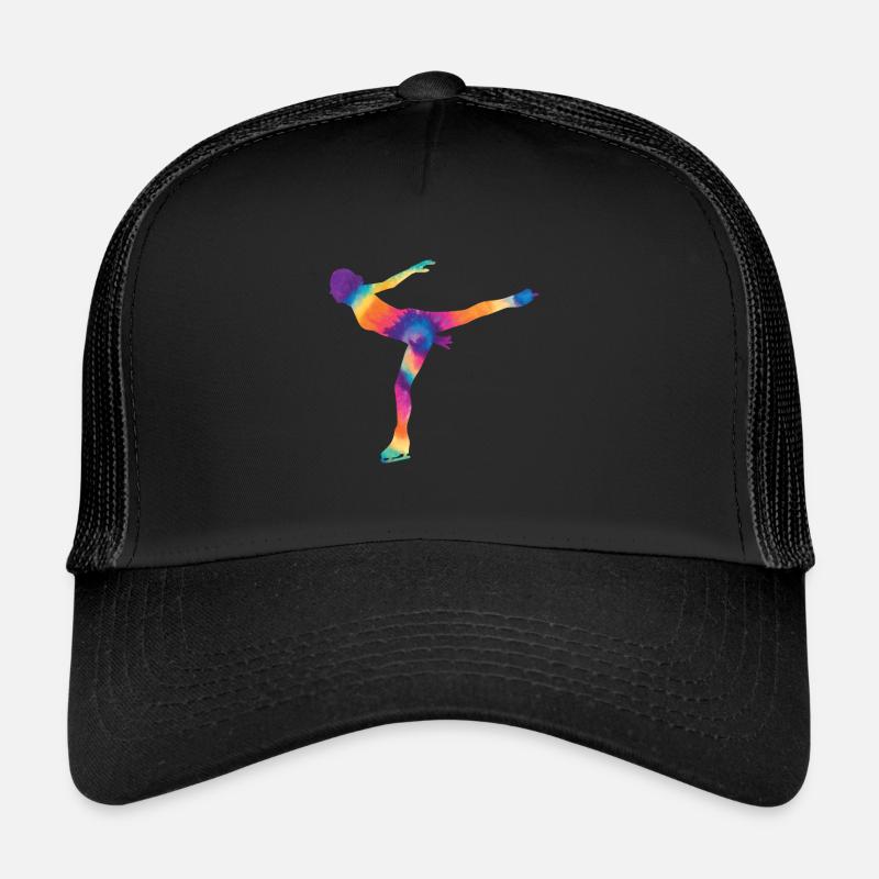Eislaufen - Trucker Cap - Schwarz/Schwarz