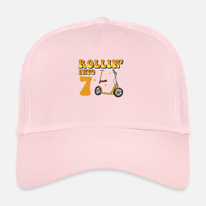 Rollin Into 7 Trottinette électrique 7 ans 7e Casquette trucker 