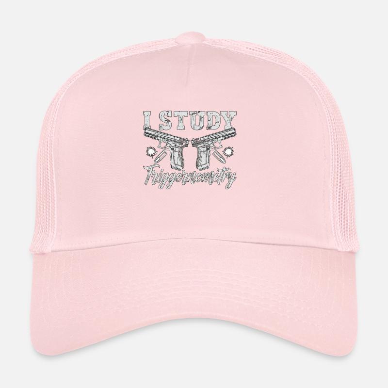 Gunsmith I Study Triggernometry Shooter Gunsmiths Trucker Cap