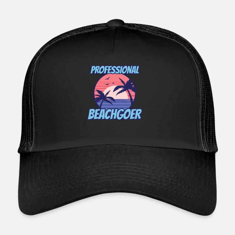 Professional Beachgoer Holiday Beach Beach Trucker Cap