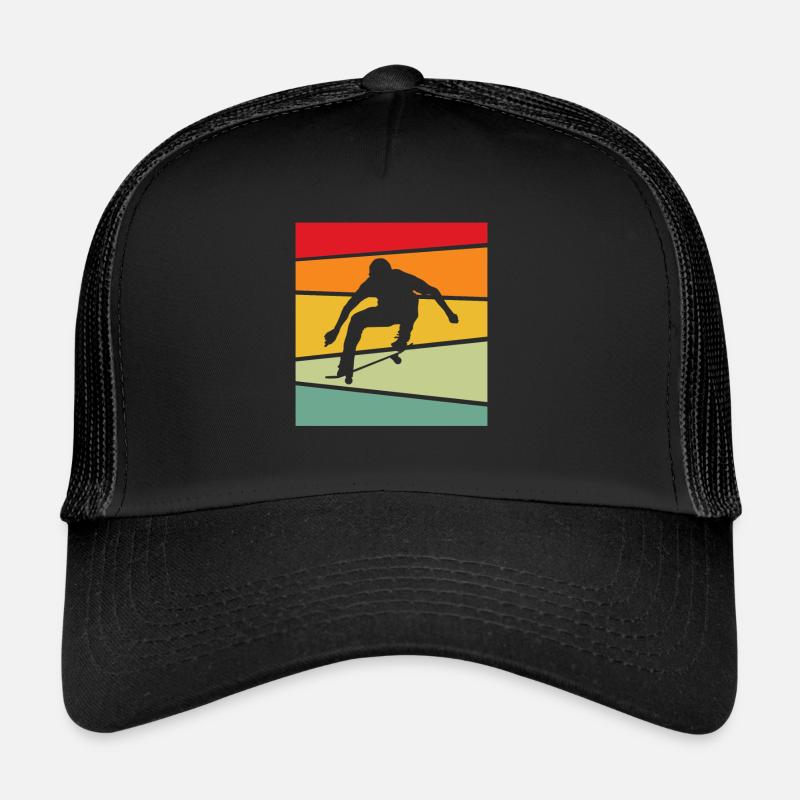 Skating Retro Trucker Cap