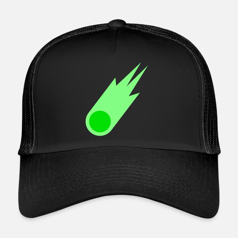 Cadeau d’astronome d’astronomie de comète verte Casquette trucker 