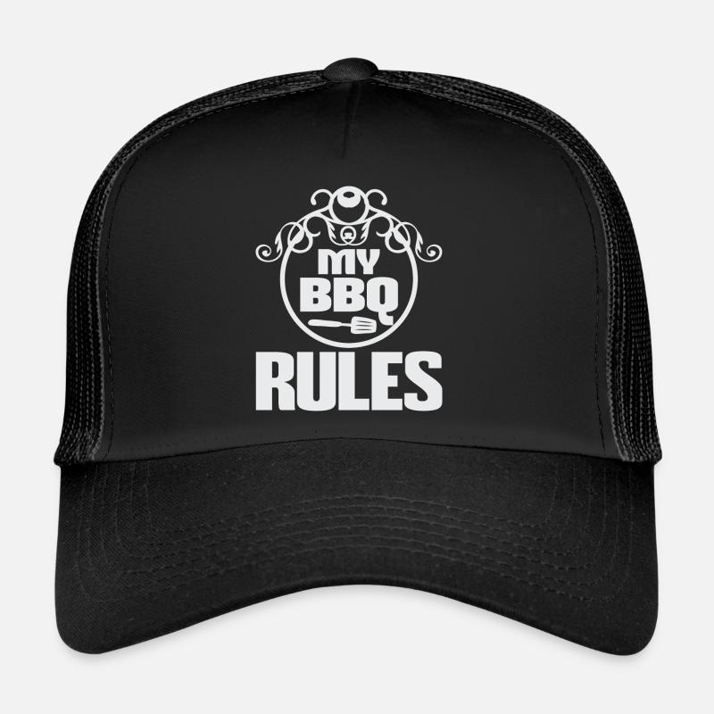 RÈGLES DU BBQ MV Casquette trucker 