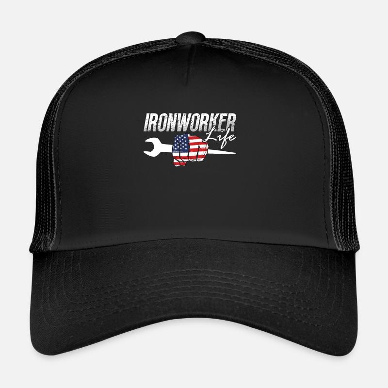 Ironworker Life Welding Metalworker Ironworkers Trucker Cap