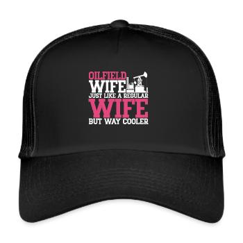 Oilfield - Trucker Cap - black/black - Front
