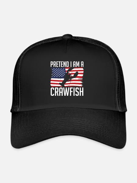 Pretend I Am A Crawfish - Trucker Cap - Schwarz/Schwarz