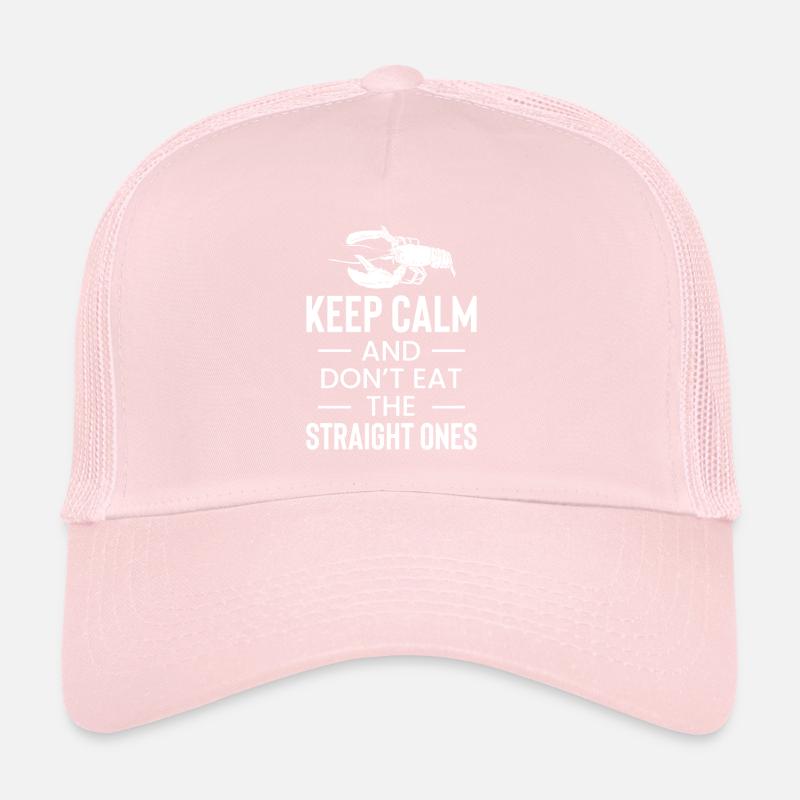 Restez calme et ne mangez pas les plus fortsRestez calme Casquette trucker 