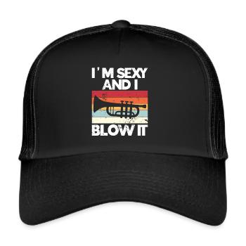 Trumpet - Trucker Cap - black/black - Front