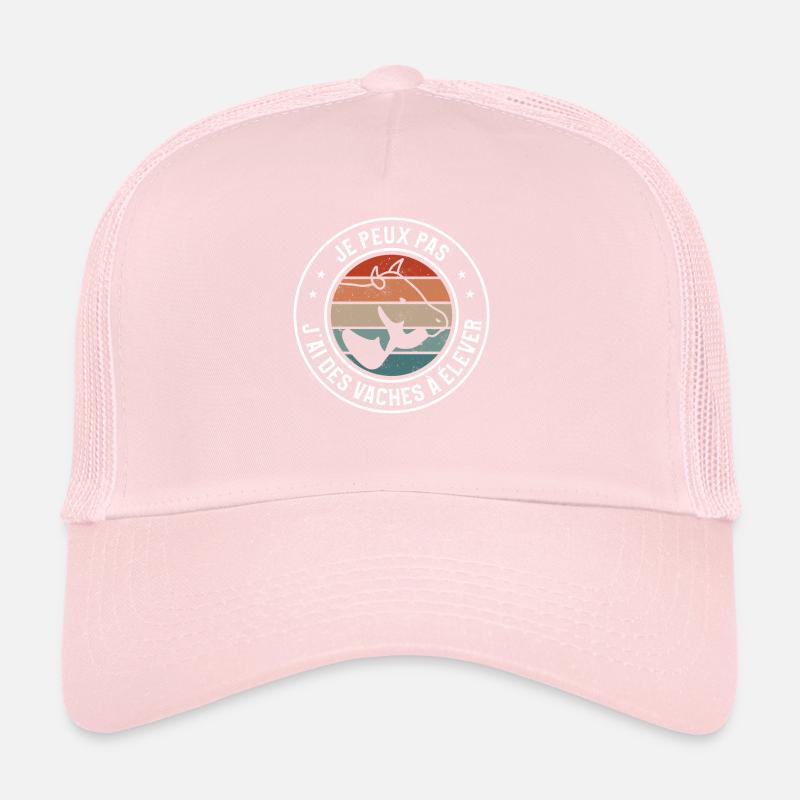 Je Peux Pas J'ai Des Vaches À Élever Casquette trucker 