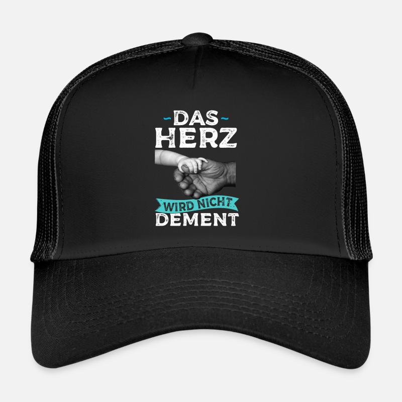 Das Herz Wird Nicht Dement Pflege Altenpfleger Trucker Cap