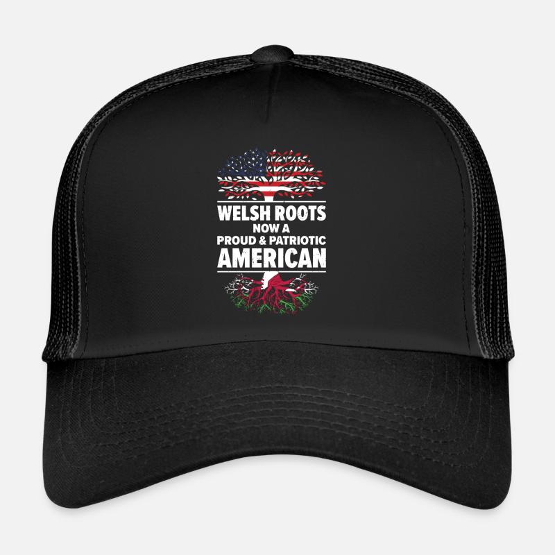 Né au Pays de Galles États-Unis Casquette trucker 