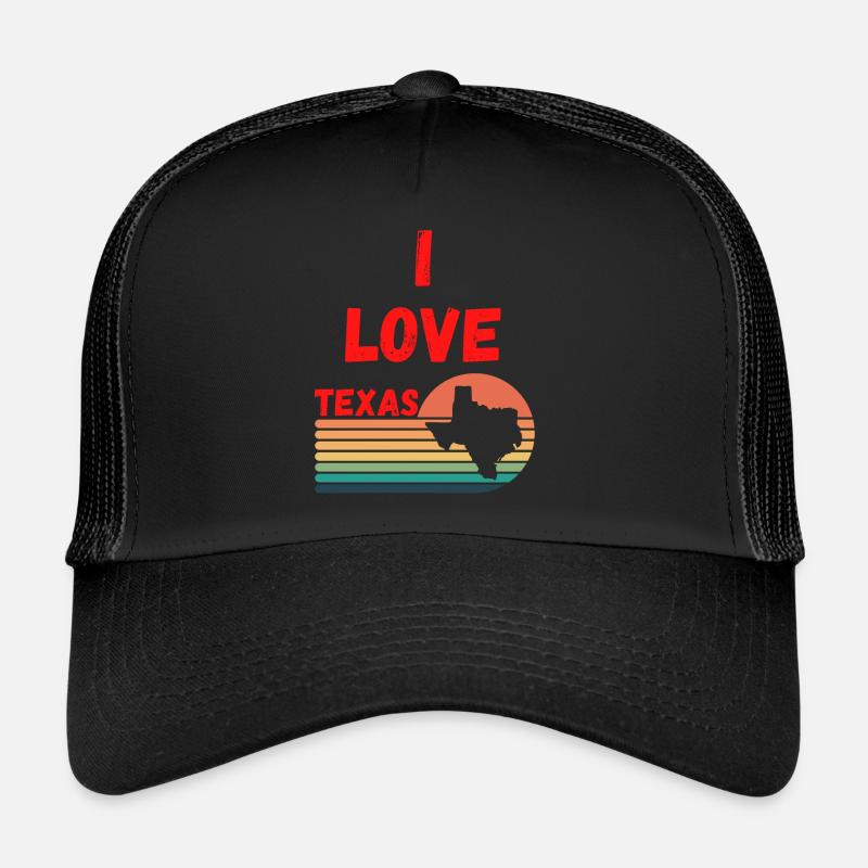 Ich liebe Texas Trucker Cap