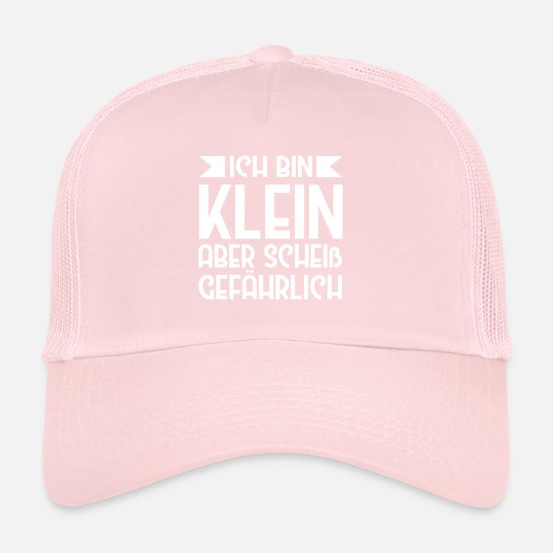 Ich Bin Klein Aber Scheiß Gefährlich Kleine Trucker Cap