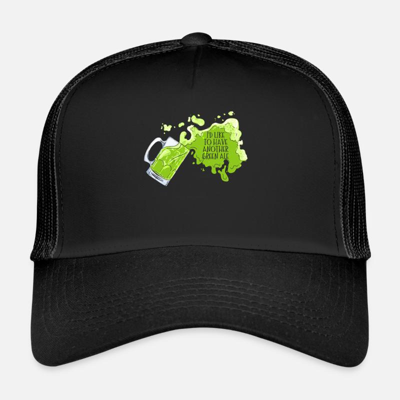 J’aimerais ajouter une autre bière verte à St. Casquette trucker 