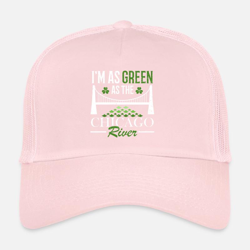 Je suis aussi vert que la Chicago River St. Casquette trucker 
