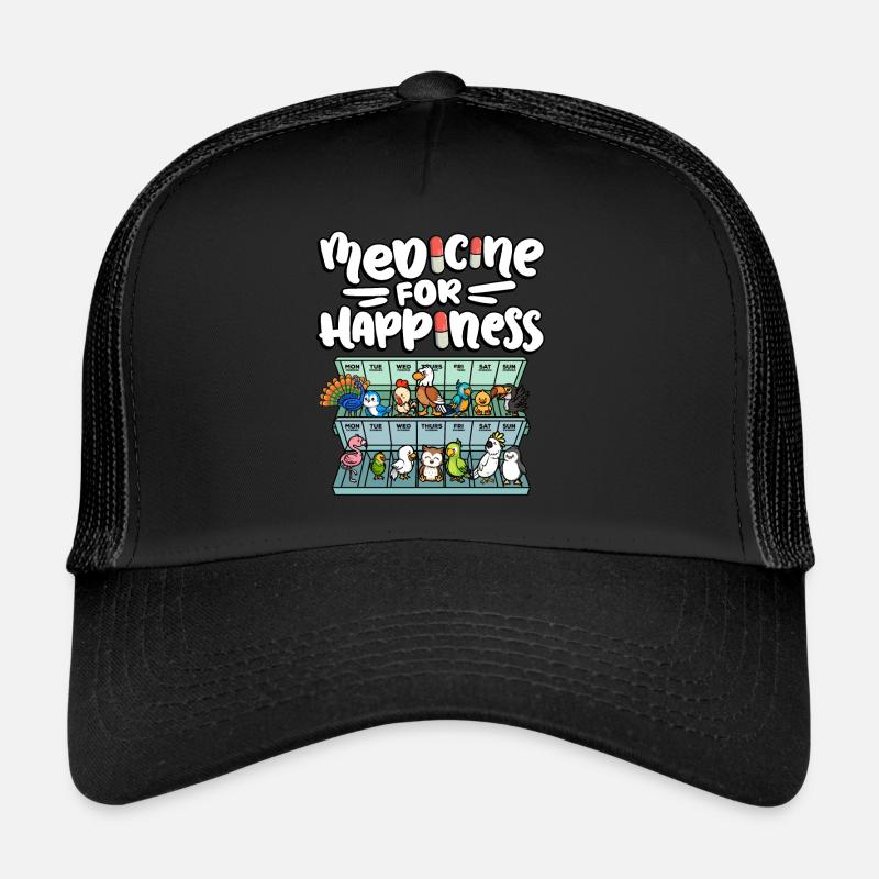 Médecine pour le bonheur Mignon Faune Casquette trucker 