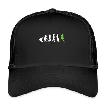 Danse irlandaise - Casquette trucker  - noir/noir - Devant