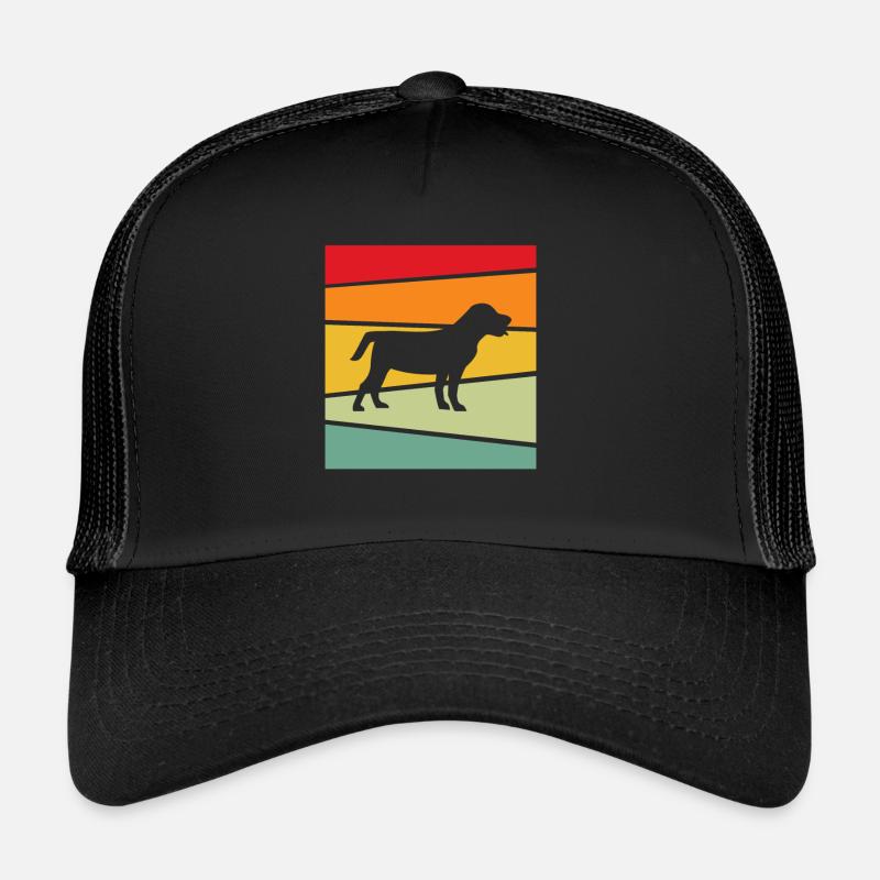 Chien Rétro Casquette trucker 