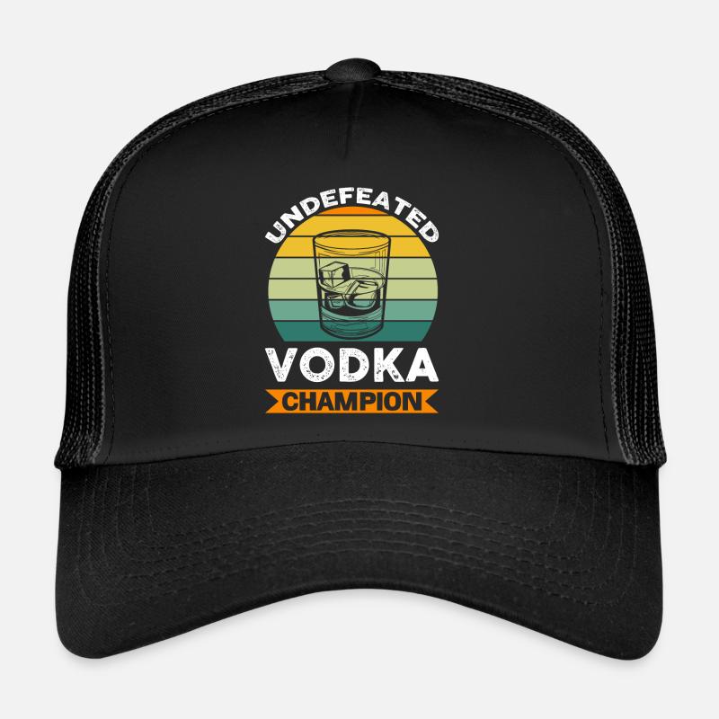 Champion invaincu de la vodka Casquette trucker 