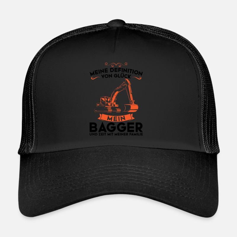 Bagger Fahrer Bauarbeiter Geschenk Trucker Cap
