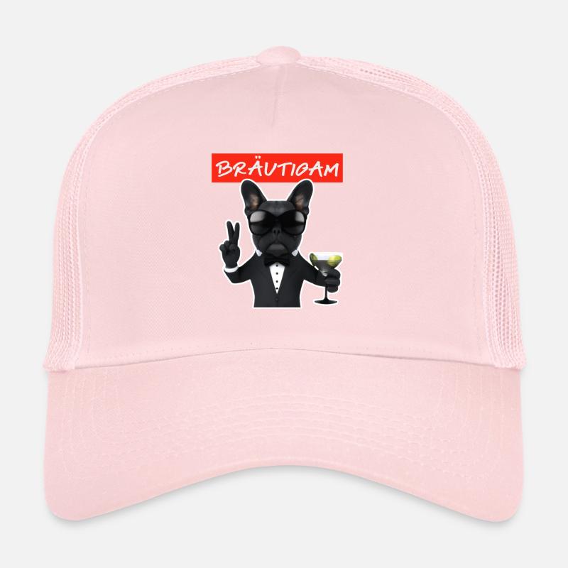 Bräutigam Junggesellenabschied Cooles Hunde Design Trucker Cap