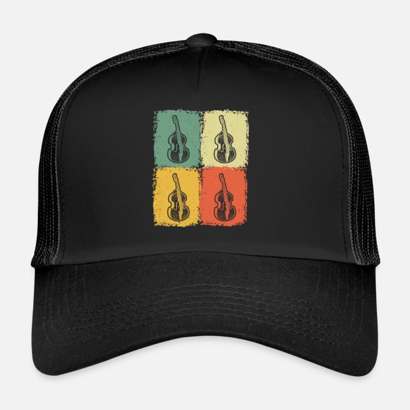 Kontrabass Kontrabassspieler Kontrabassist Trucker Cap