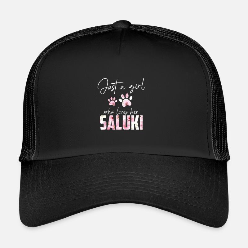 Saluki - Trucker Cap - Schwarz/Schwarz