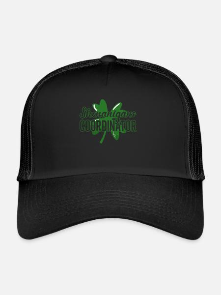 Coordonnatrice de Shenanigan’s de Merry St. Patrick’s - Casquette trucker  - noir/noir - Devant