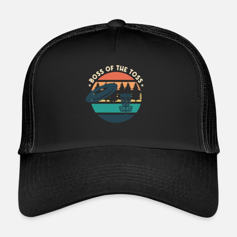 Drôle de disc golf Humour Casquette trucker 