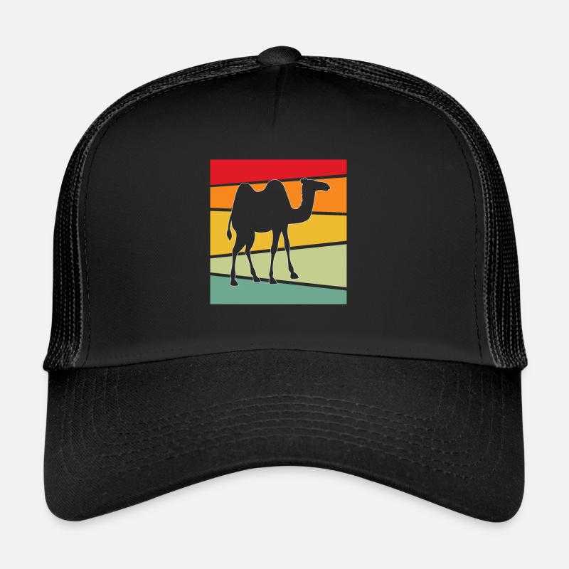 Camel Retro Trucker Cap