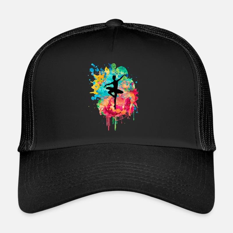 Ballerine dans la danse PopArt Casquette trucker 