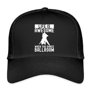 Ballsaal - Trucker Cap - Schwarz/Schwarz - Vorne