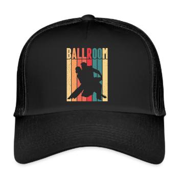 Ballsaal - Trucker Cap - Schwarz/Schwarz - Vorne