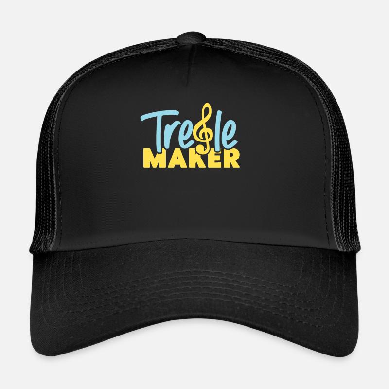 Violin Violinist Pun Treble Maker Trucker Cap