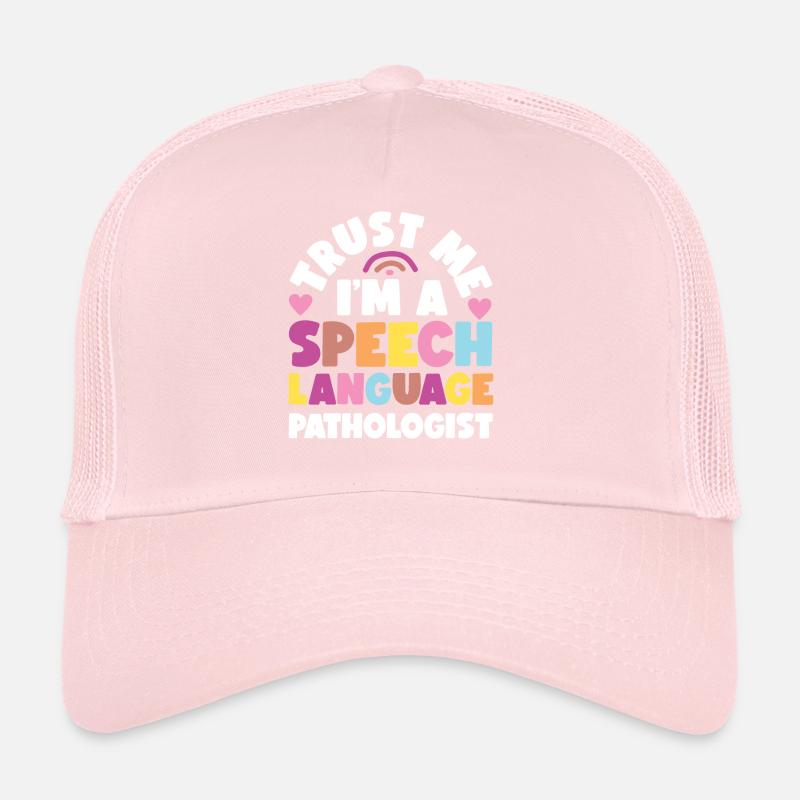 Speech Therapist Therapy Assistant Trucker Cap