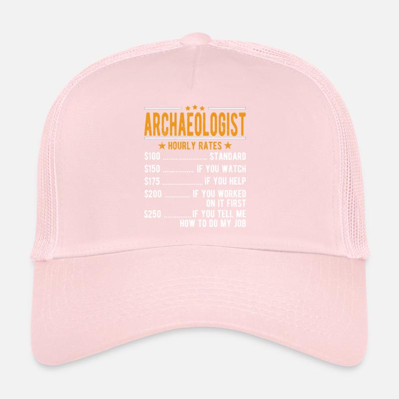 Archéologue Salaire horaire Casquette trucker 