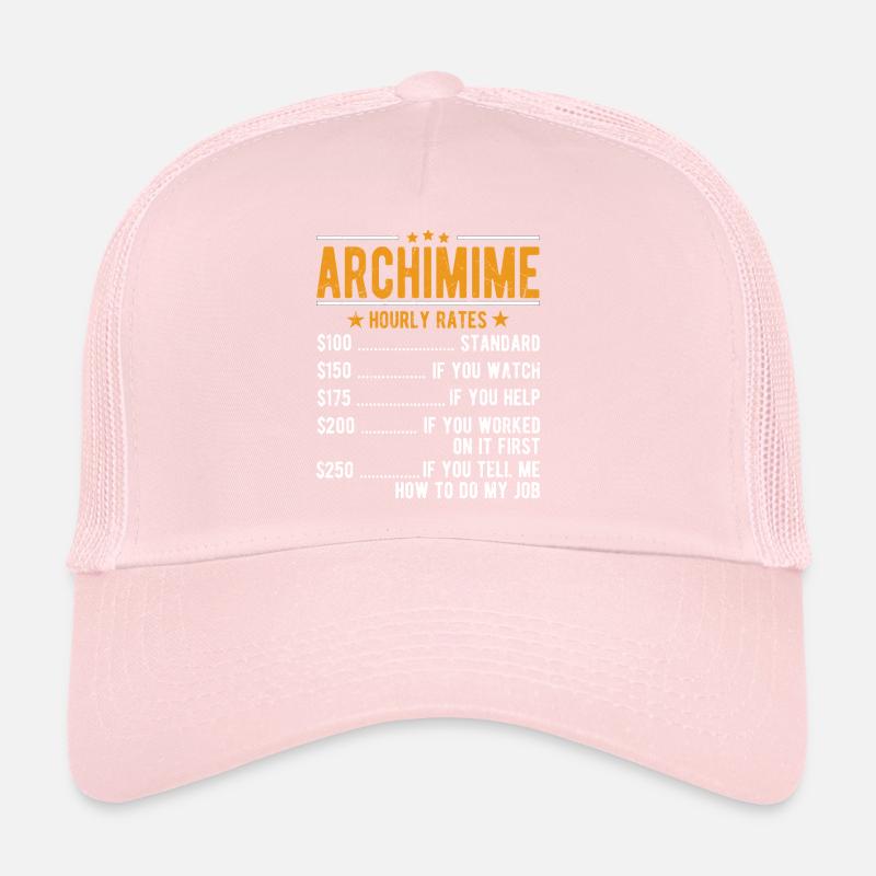 Archimime hourly wage Trucker Cap