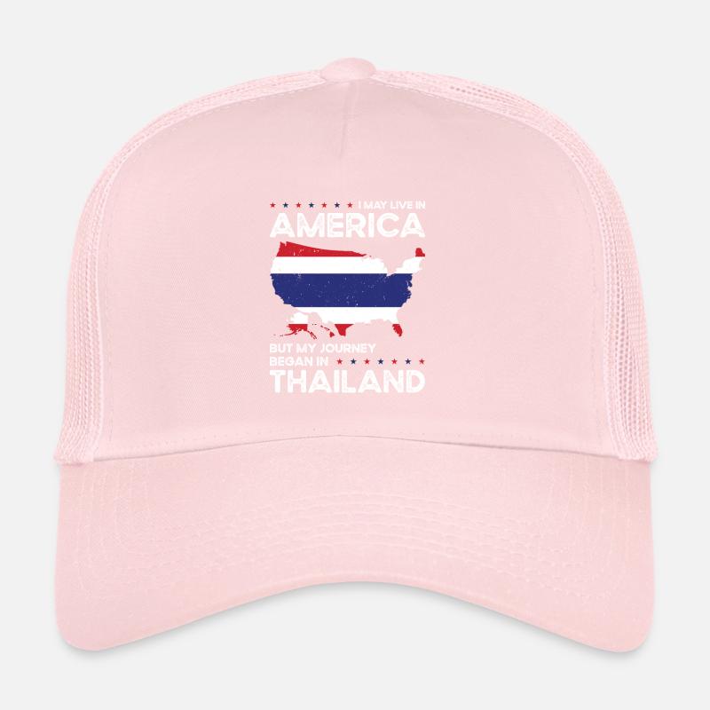 Né Thaïlande Thaïlande États-Unis Casquette trucker 
