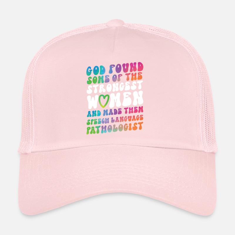 Speech Therapist Therapy Assistant Trucker Cap