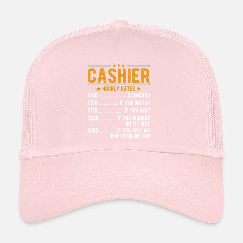 Caissier Salaire horaire Casquette trucker 