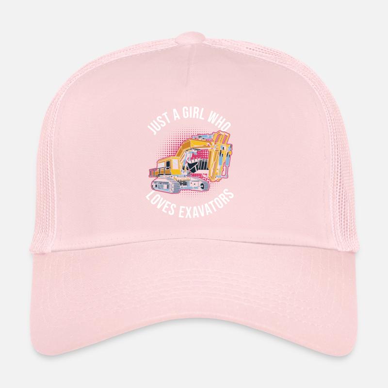 Baggerfahrer Frau Bagger Mädchen Casquette trucker 