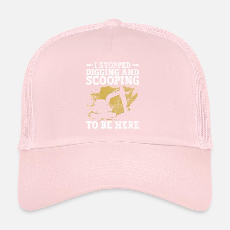 Schwermaschinenbediener Bagger Baggerfahrer Casquette trucker 