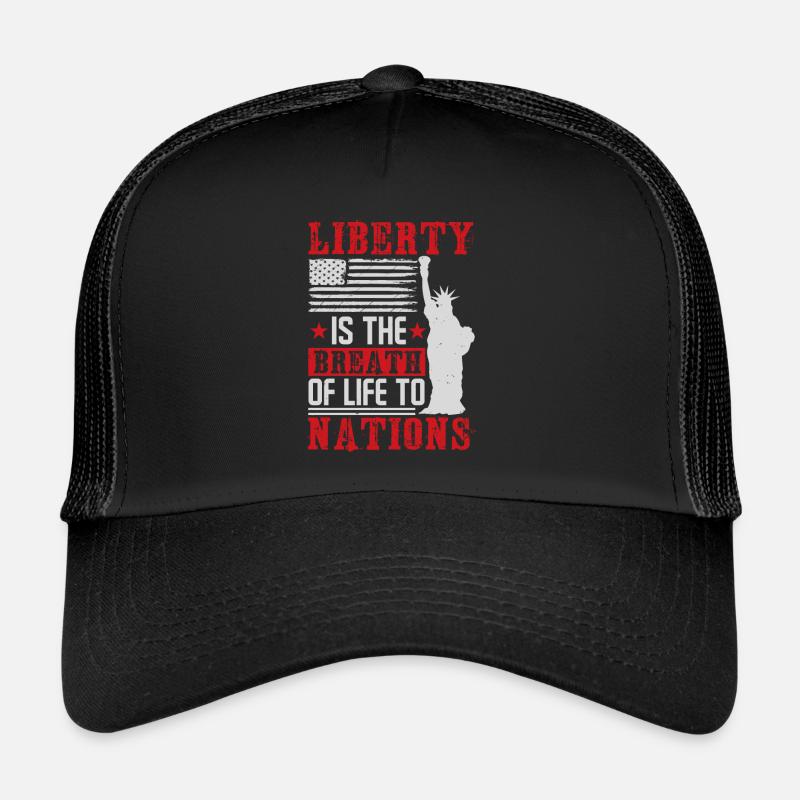 LA LIBERTÉ EST LE SOUFFLE DE VIE DES NATIONS 2 Casquette trucker 