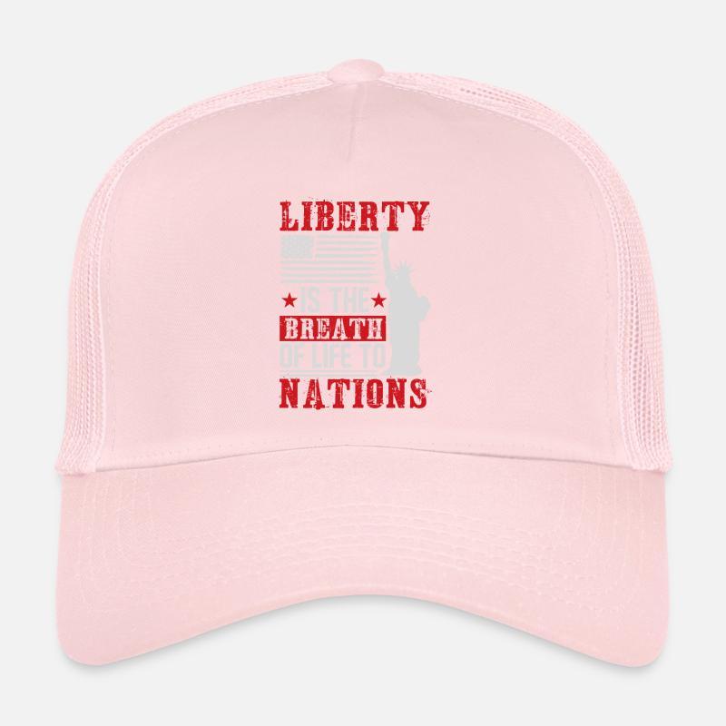 LA LIBERTÉ EST LE SOUFFLE DE VIE DES NATIONS 2 Casquette trucker 