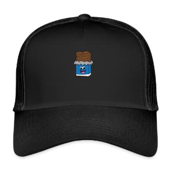 Chocolate Lover Chocolate Milk Chocolate Bars - Trucker Cap - black/black - Front